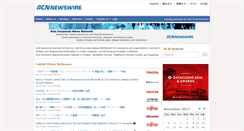 Desktop Screenshot of acnnewswire.com