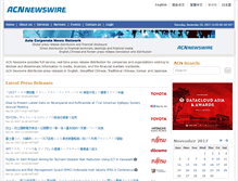 Tablet Screenshot of acnnewswire.com